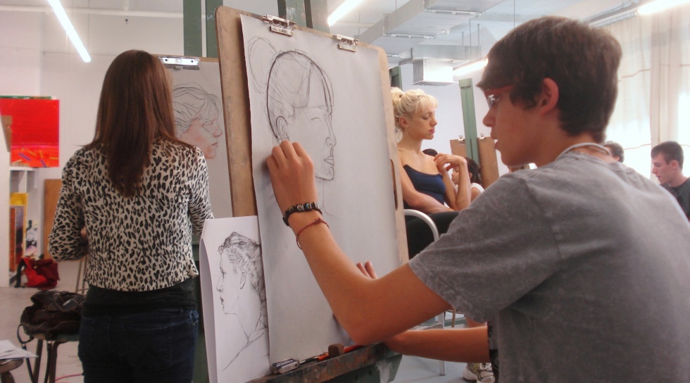 human drawing class